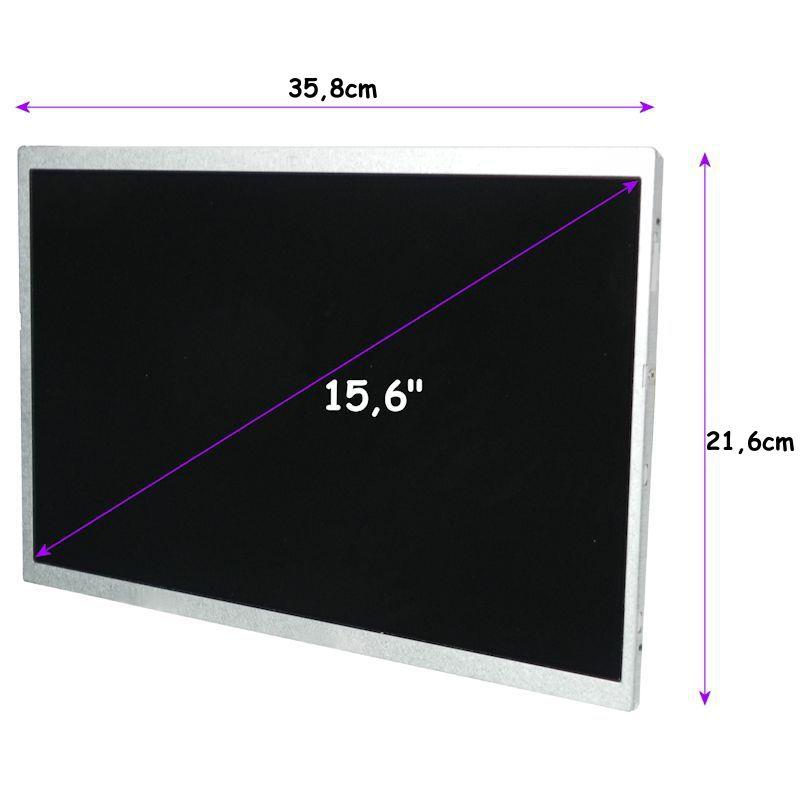 50891 Matryca LCD Qoltec 15.6 (CCFL) 1366 768 GLOSSY Slim Front