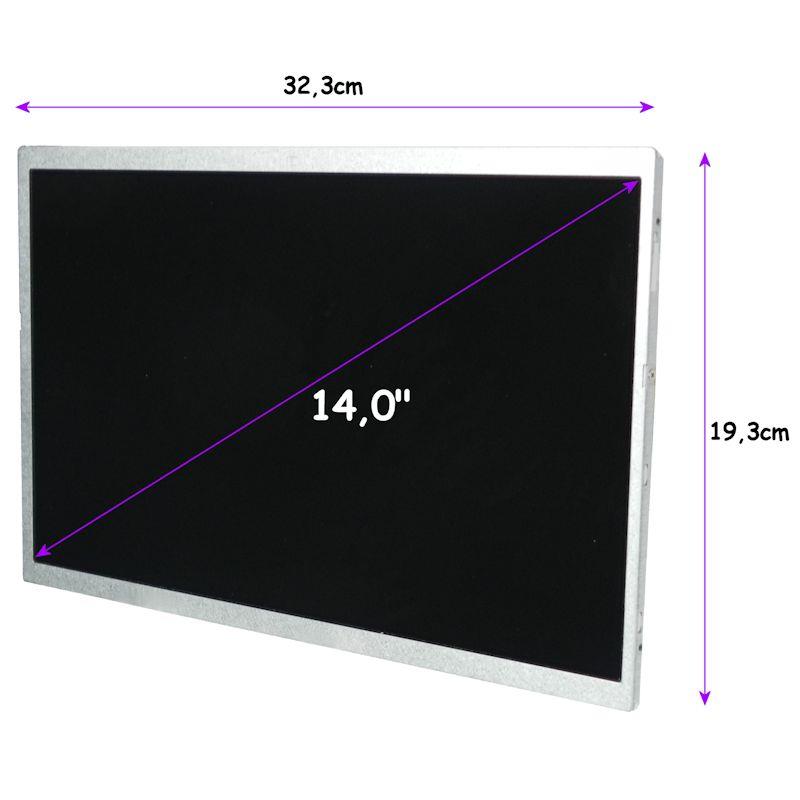 7132.Matryca LED Qoltec 11.6 1366 768 GLOSSY Slim   40Pin Front