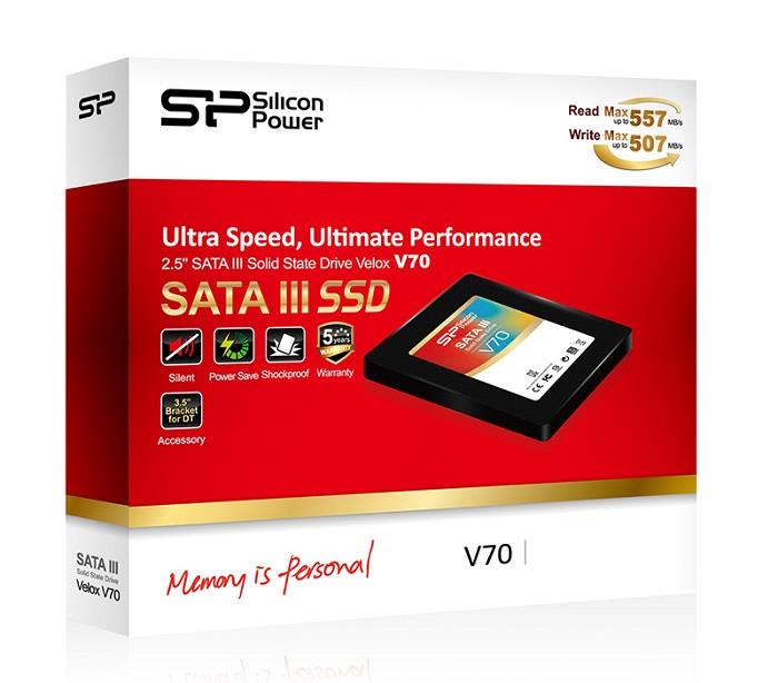 Dysk SSD SiliconPower V70 120GB SP120GBSS3V70S25 Box