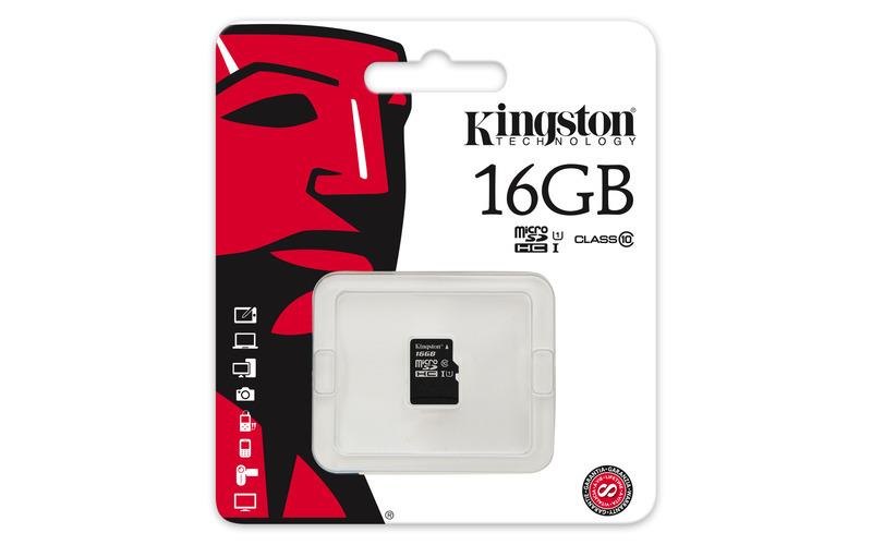 Karta MicroSDHC KINGSTON 16GB Class 10