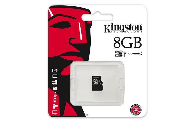 Karta MicroSDHC KINGSTON 8GB Class 10