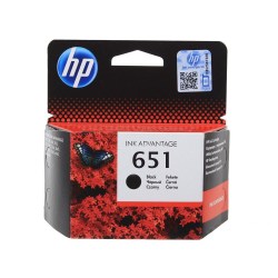 Tusz, HP, 651, Black, C2P10AE, 0889296160816