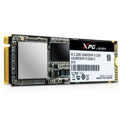SSD, Adata, XPG, SX8000, 512GB, ASX8000NP-512GM-C, 4712366967304